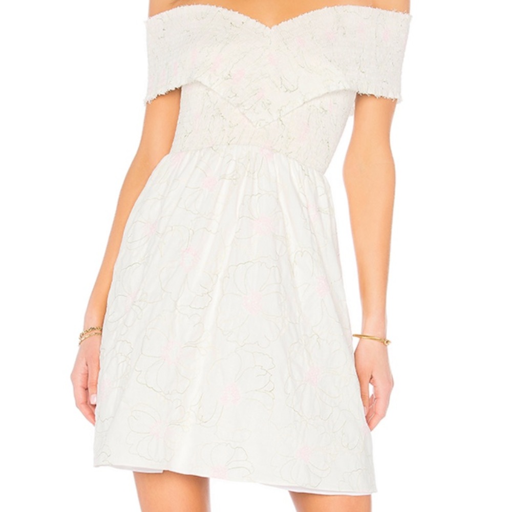 Revolve endless roses off the shoulder dress
